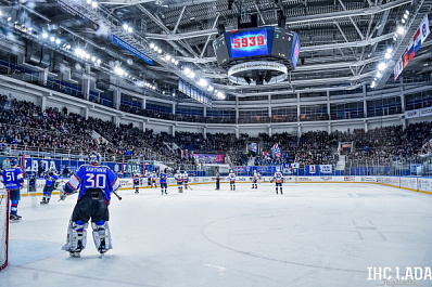 Тольяттинская "Лада" признана самым посещаемым клубом ВХЛ