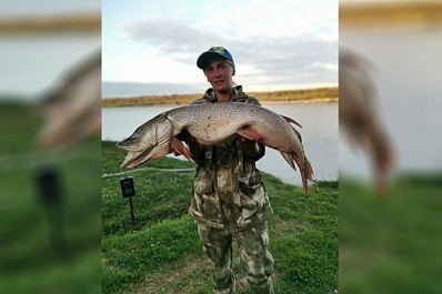 Сибирячка выловила в Оби огромную щуку 