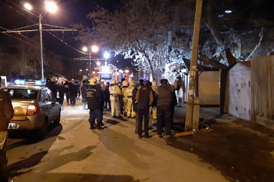 Появилось видео с места обрушения стены на Арцыбушевской