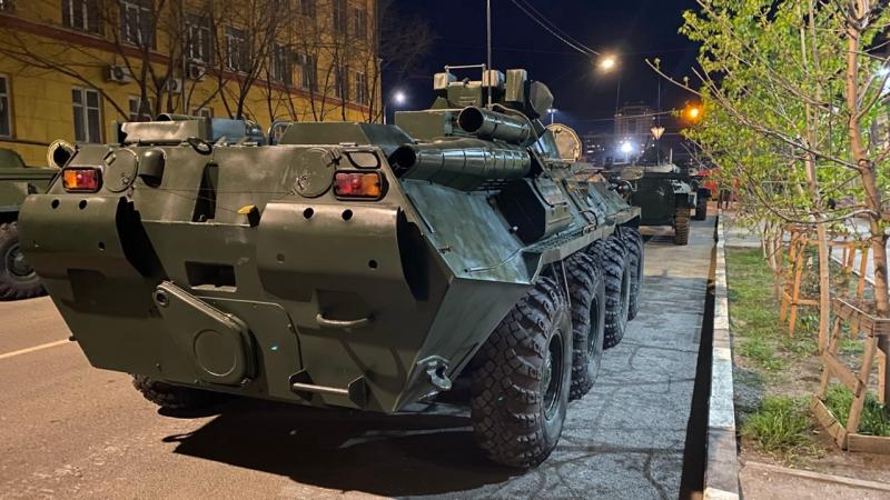 В Самаре 3 мая заметили колонны военной техники