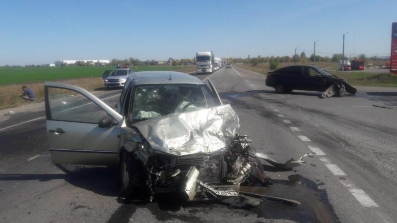 В Самарской области на трассе произошла массовая авария