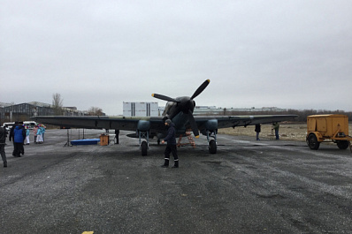 В небо над Самарой поднялся легендарный штурмовик Ил-2