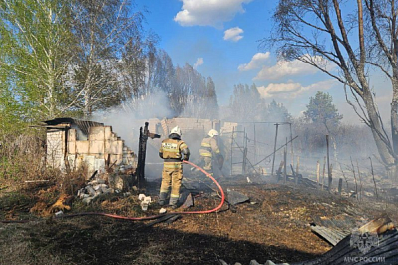В Самарской области 80 специалистов тушат природный пожар 