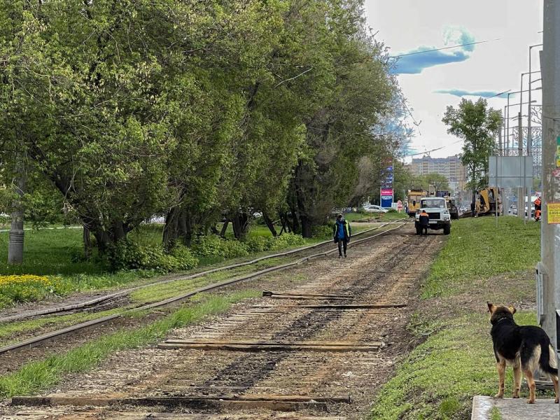 В Самаре сдвинули сроки ремонта трамвайных путей на ул. Ново-Садовой 