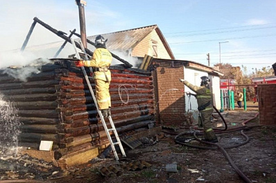 В селе Долматовка Самарской области горела баня 6 октября