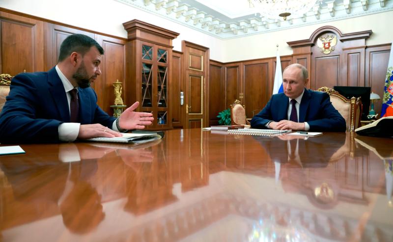 Владимир Путин встретился с главой ДНР Денисом Пушилиным