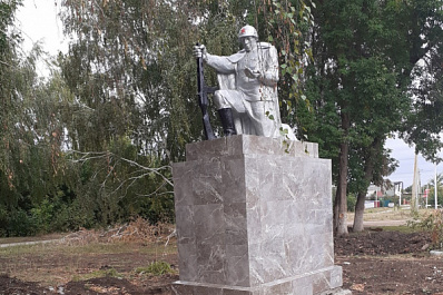 В селе Тростянка восстановлен памятник героям Великой Отечественной войны 