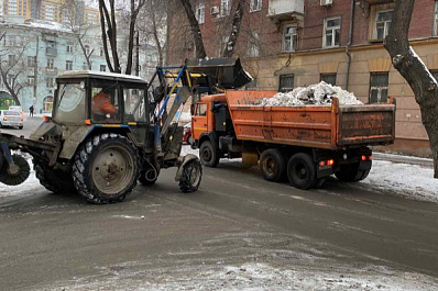 Власти города рассказали, кто отвечает за уборку снега в Самаре