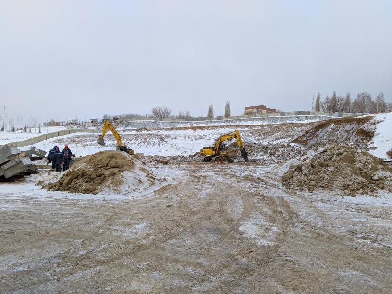 В Тольятти в Автозаводском районе активно ведут строительство второй очереди набережной