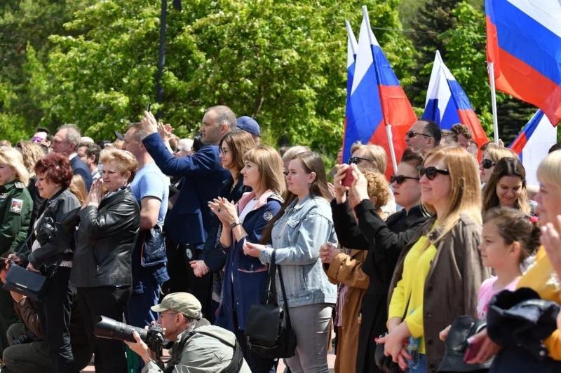 Митинг-концерт в поддержку спецоперации на Украине дал старт VIII Всеармейскому фестивалю ансамблей песни и пляски в Самаре