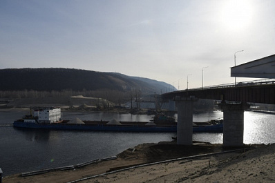Видео строящегося моста через р. Сок опубликовал самарский блогер  