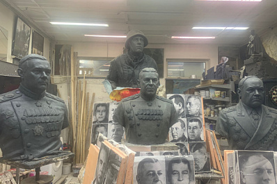 В Самаре начали заливать фундамент Аллеи полководцев