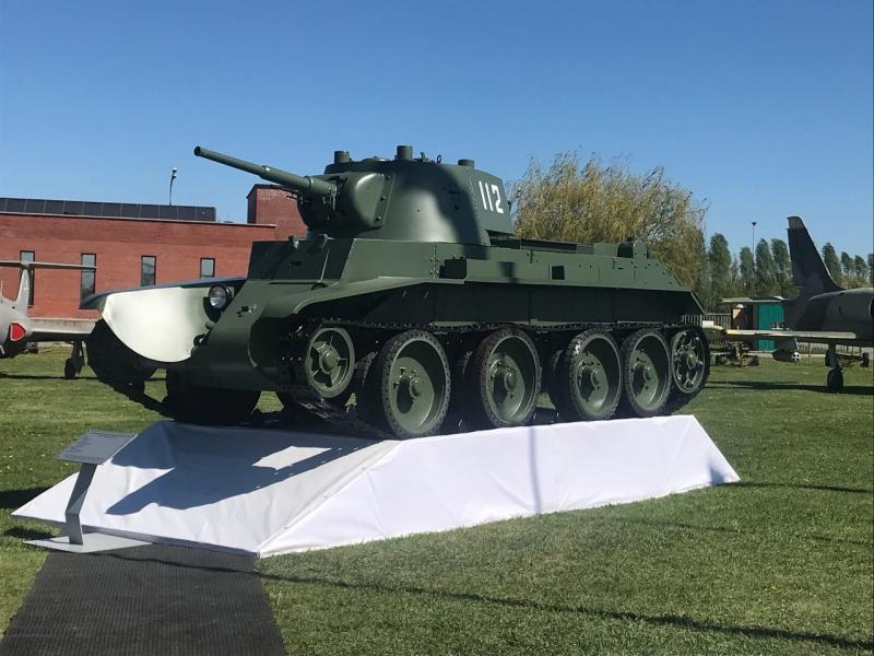 В Тольятти к юбилею Победы восстановили танк БТ-7