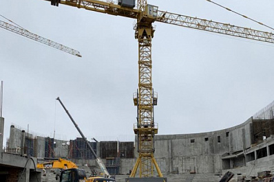 Дворец спорта в Самаре готов практически на четверть