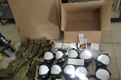 Самарские таможенники не дали вывезти в Казахстан почти 500 противогазов