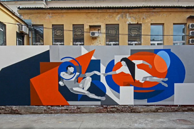 Во дворе Самарского художественного музея появилась уличная галерея