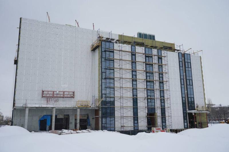 Новое здание для театра "Грань" готово на 50 %