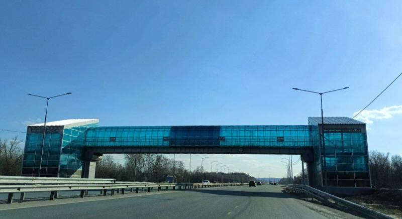 В Самаре установили надземный переход на Московском шоссе