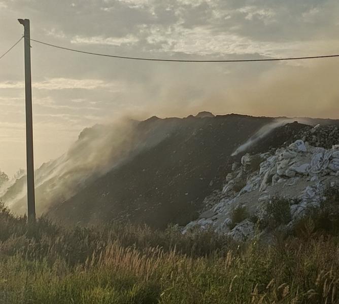 Тушили несколько часов: в Сызранском районе загорелась свалка