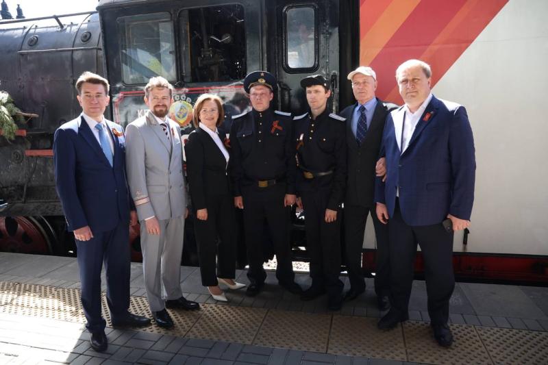 В Самару прибыл "Паровоз Победы"