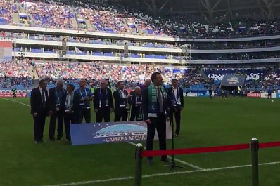 Дмитрий Азаров: Уверен, стадион Самара Арена станет победным для сборной России