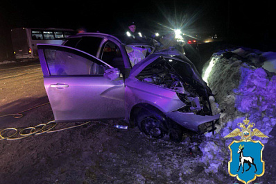 В самарском Минздраве рассказали о состоянии пострадавших в ночном ДТП с автобусом