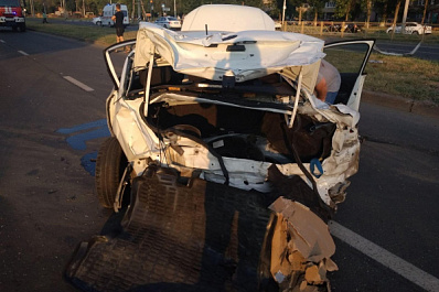 В Тольятти 10 июля четыре человека пострадали в столкновении Toyota и Volkswagen