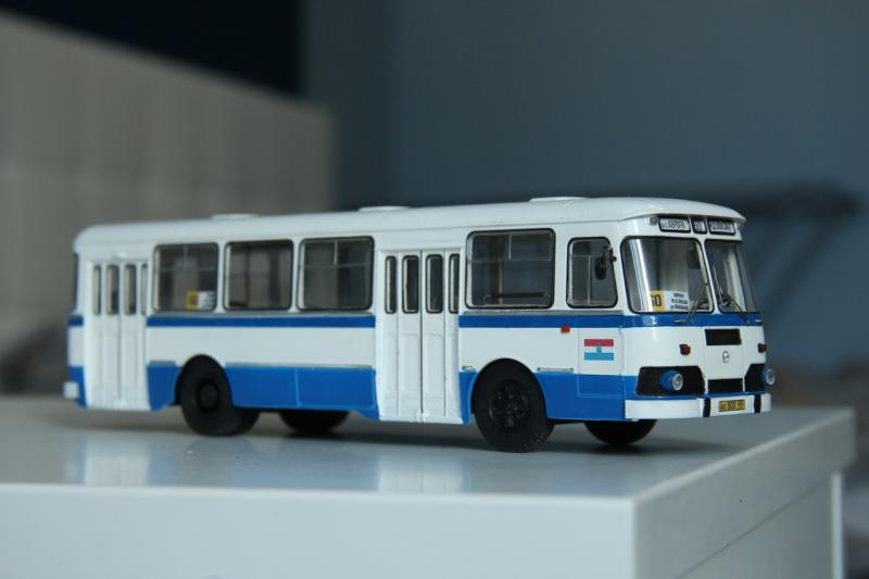 Самарский моделист собрал городской автобус ЛиАЗ 60-го маршрута