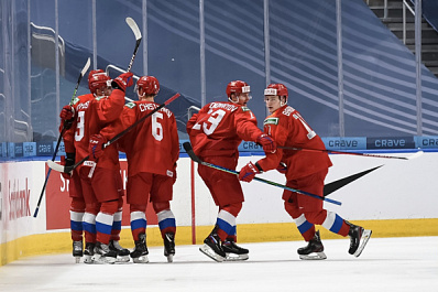 Молодежная сборная России по хоккею в овертайме победила Швецию