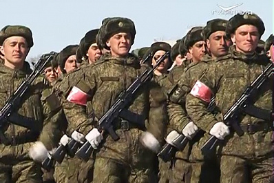 Военные части Самарского гарнизона приступили к репетиции Парада Победы