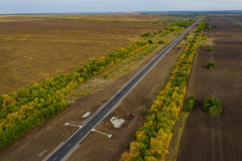 В Самарской области отремонтировали 60 км трассы Самара - Волгоград - Красноармейское - Пестравка 