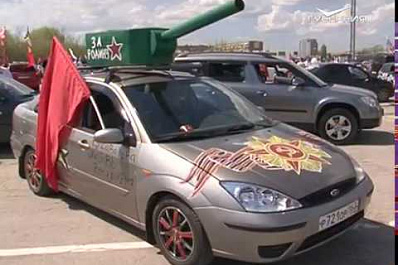 Самара встретила автопробег, посвященный Победе в Великой Отечественной войне