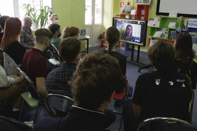 В рамках конкурса "Живая классика" юные самарцы пообщались с ровесниками из Австрии