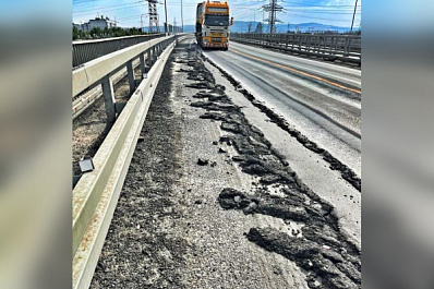 Сотрудники ГИБДД выписали протоколы из-за дефектов на развязке в Тольятти