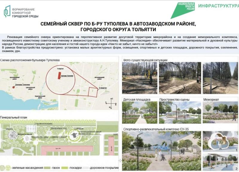 В Тольятти определились с локациями для благоустройства в 2026 году