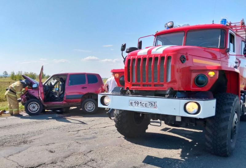 В Борском районе Самарской области в ДТП погибла женщина