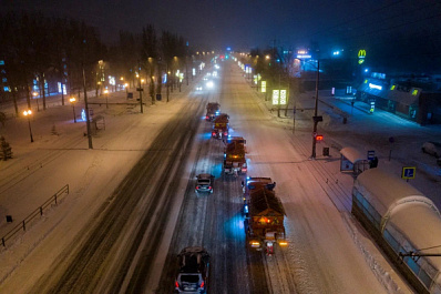 Минтранс: на основных магистралях Самары снег расчищают 160 единиц техники