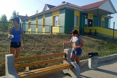 В Исаклинском районе благоустроен парк в селе Большое Микушкино 