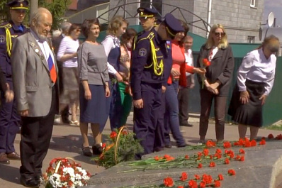 В Алексеевке торжественно почтили память семьи Володичкиных 