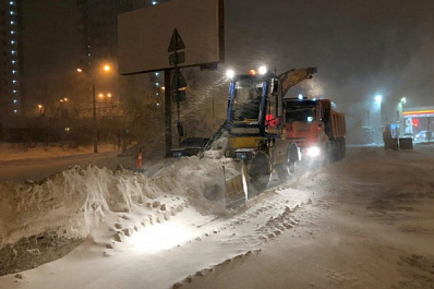 С самарских улиц вывезено на полигоны ночью более 11 тысяч тонн снега 