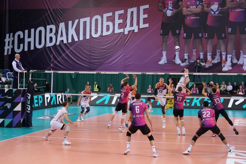 Волейбольная "Нова" одержала пятую подряд победу в чемпионате