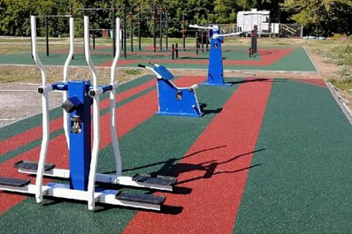 В Кинельском районе появилось еще одно пространство для занятий спортом 