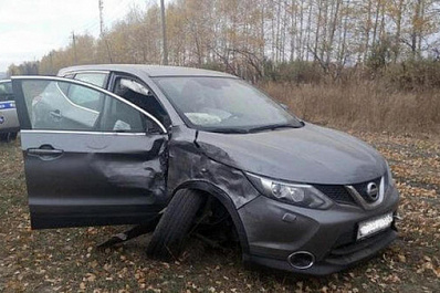 В Самарской области в ДТП с фургоном пострадала пассажирка "Ниссана"