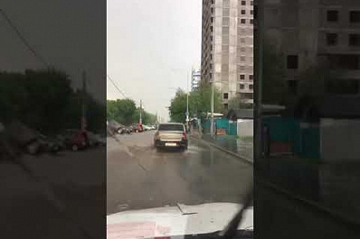 В Самаре перекрыли движение трамваев из-за ливня