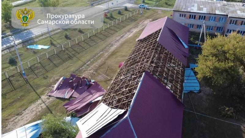 В Хворостянском районе ликвидируют последствия урагана