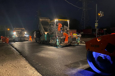 В Самаре "карточный" ремонт Ракитовского шоссе выполнен на 78 %