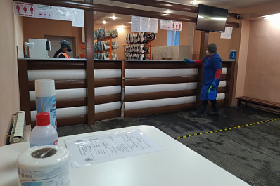 В Самаре в пунктах проката коньков строго следят за выполнением санитарных норм