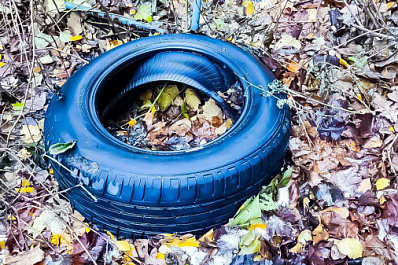 Самарцы принесли на переработку 250 кг шин за первую неделю работы нового экопункта 