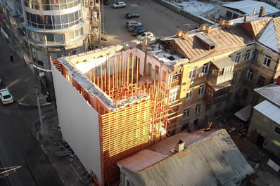 Стартовала реконструкция обрушившегося дома на улице Галактионовской в Самаре