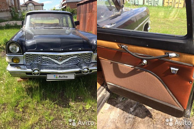 В Самарской области выставили на продажу ретроавтомобиль "Чайка"